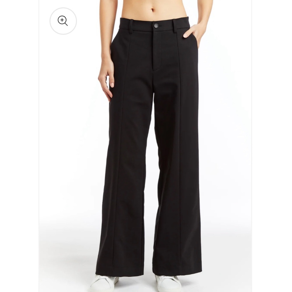 DREW Black Wide Leg Pants
